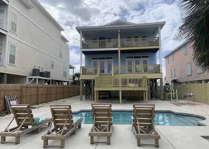 Sandy Fox- Walk To Beach, Private Pool, Sleeps 26 Villa Gulf Shores